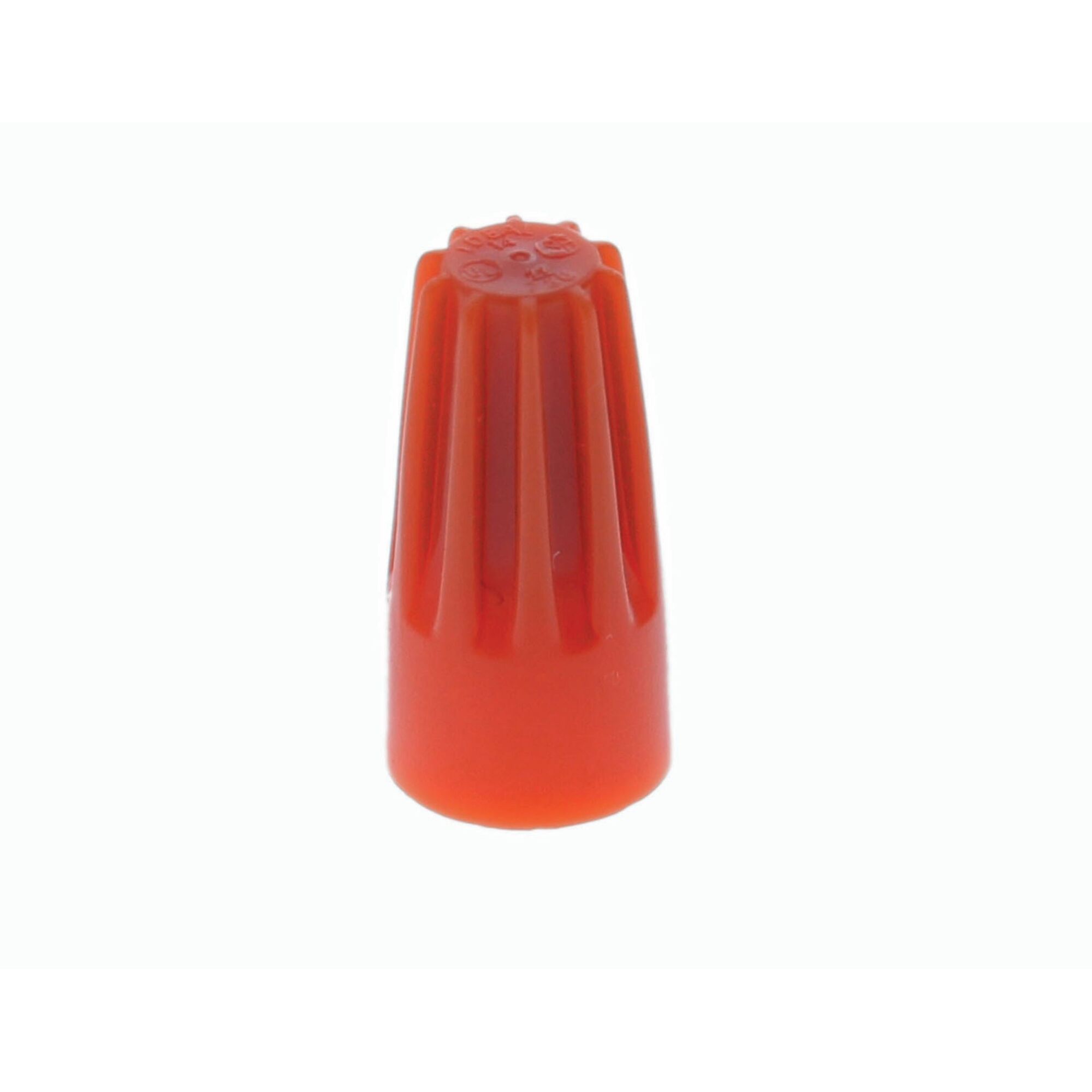 IDEAL, Orange Wire-Nut® 73B® Wire Connectors, Handles #20 to #14 AWG wire combinations, Ribbed shell is comfortable to grip, Durable copolymer shell, Protective coating on the spring, Plunum-rated, UL-Listed, 30-1073J